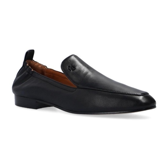 Tory Burch Loafers Kira 20mm Elastic Nappa Leather In Black